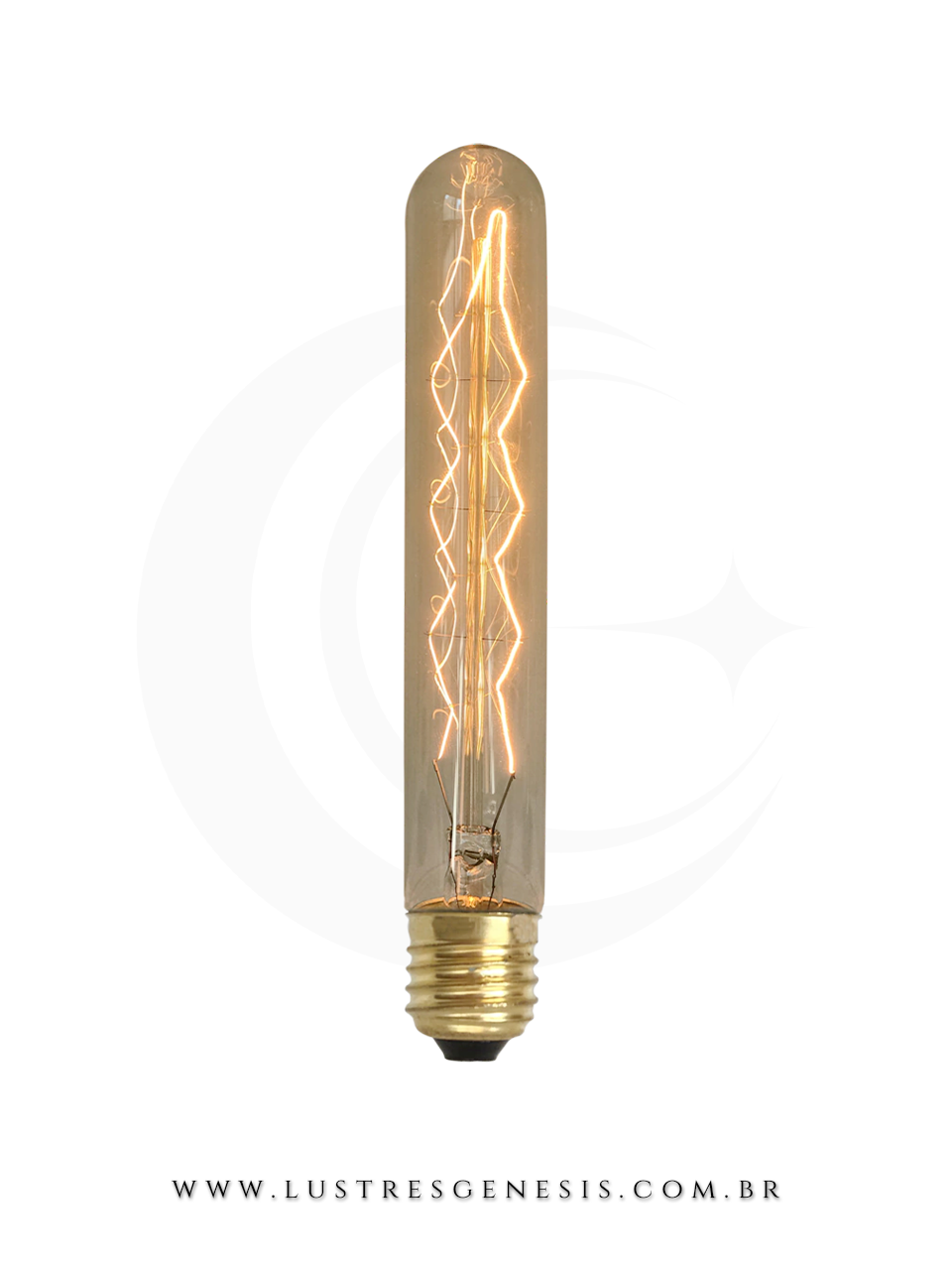 Lâmpada de Filamento de Carbono T30*185 40W Chandelier Z Deco da GMH Lustres Gênesis loja online de Lustres e Iluminação Decorativa